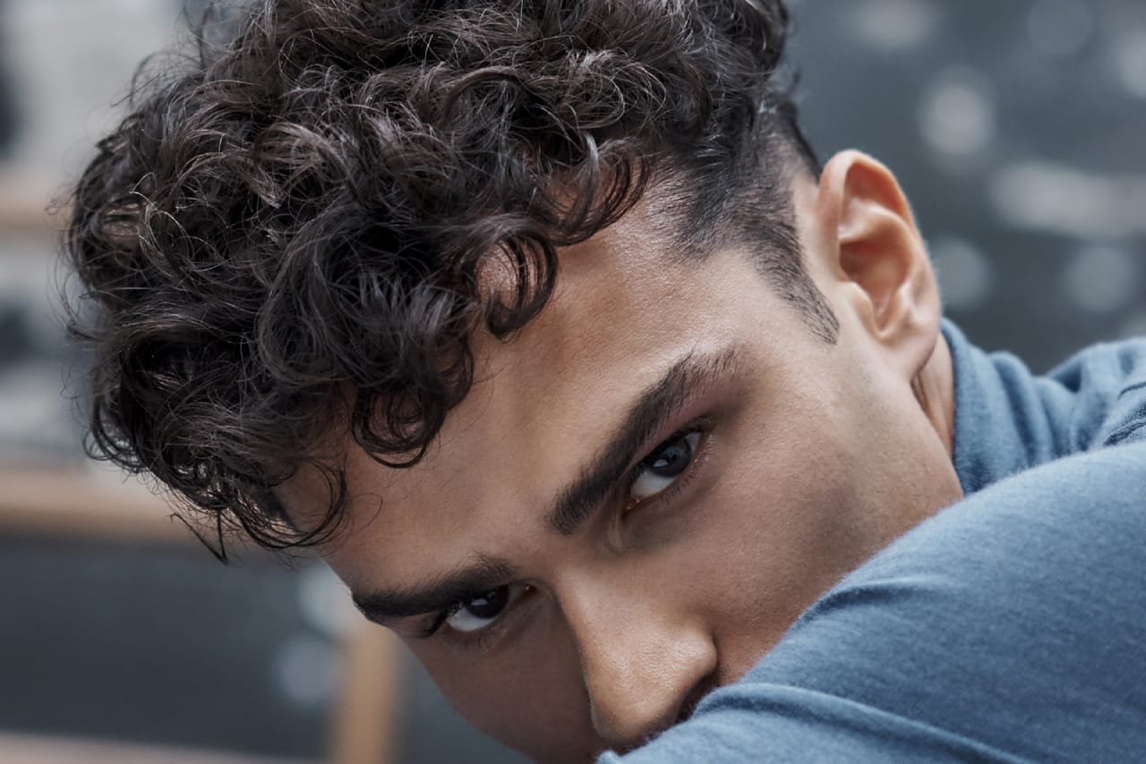 make your hair fluffy male